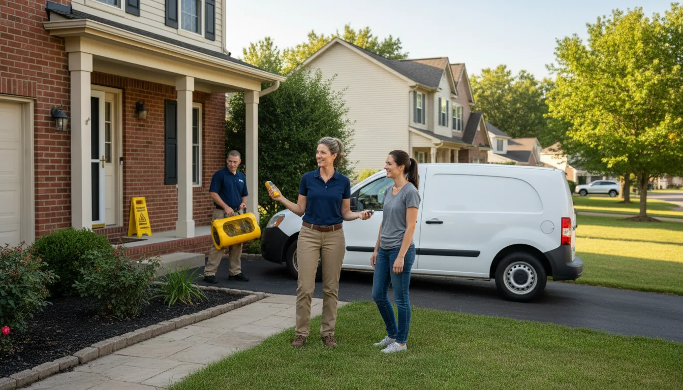 Residential water damage restoration in Haw River, NC